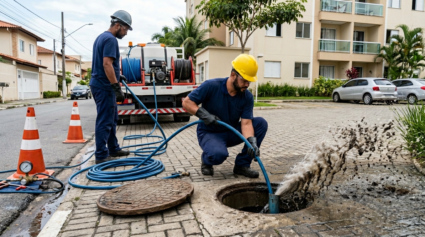Hidrojateamento de Alta Pressão em João Pessoa‑PB