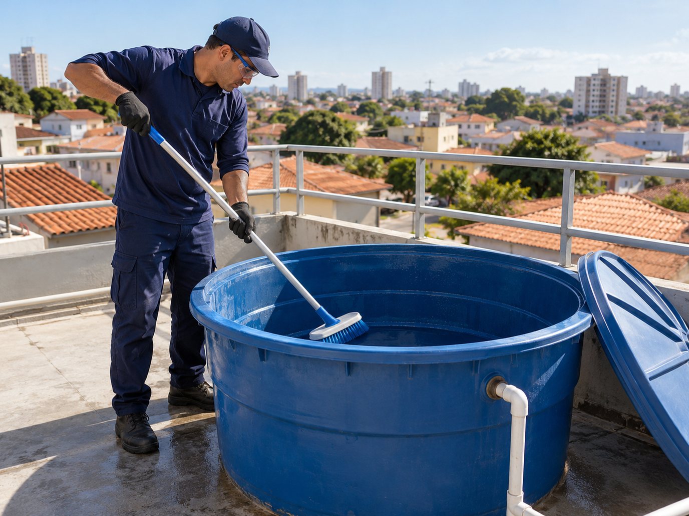 Limpeza de Caixa d'Água em João Pessoa‑PB