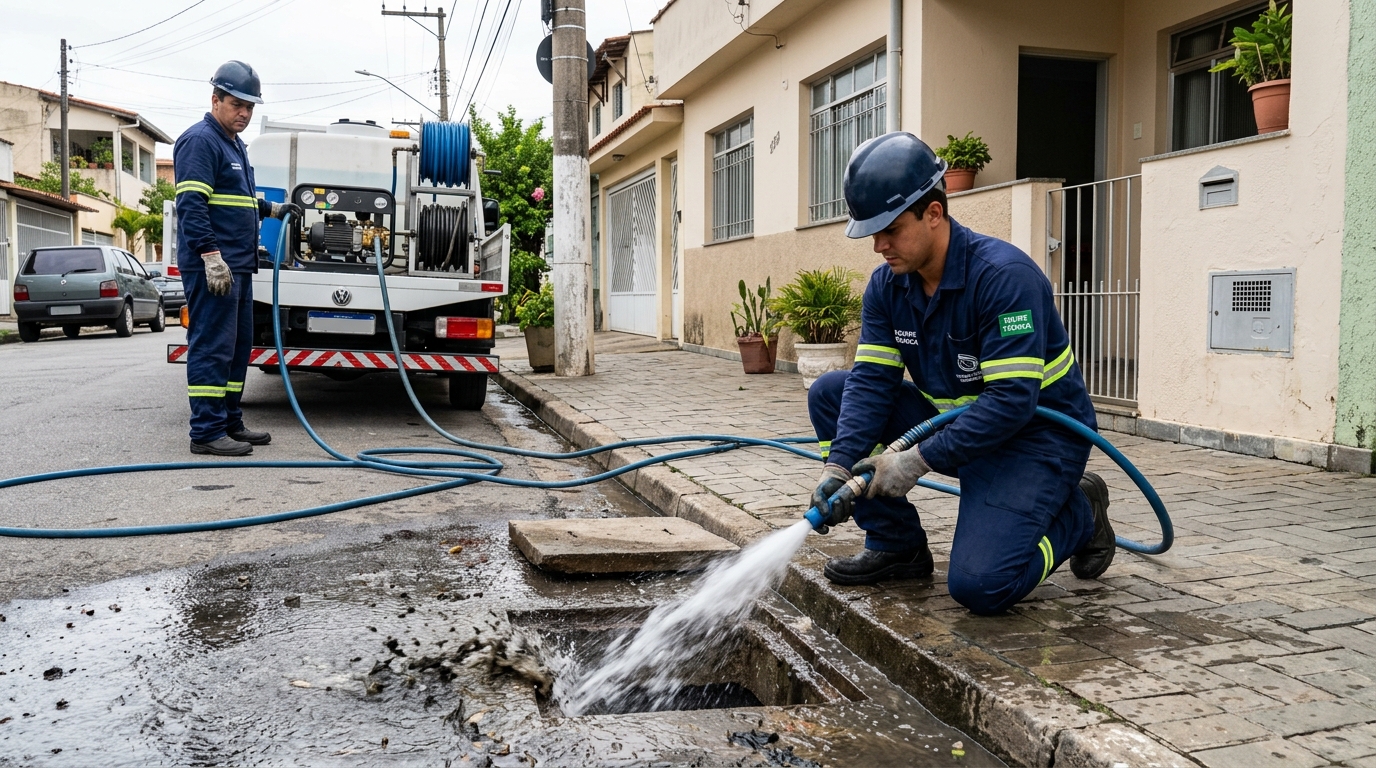 Hidrojateamento de Alta Pressão em João Pessoa‑PB