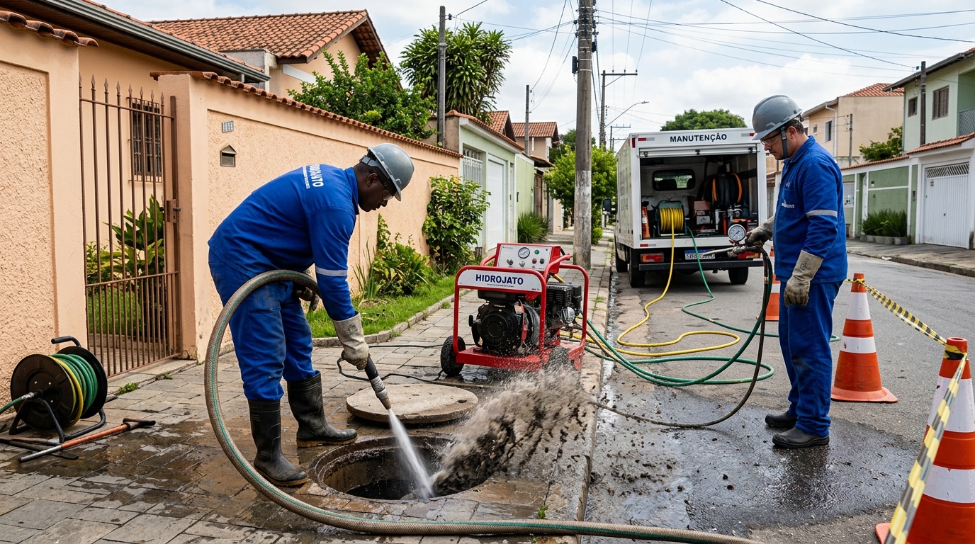 Hidrojateamento de Alta Pressão em João Pessoa‑PB