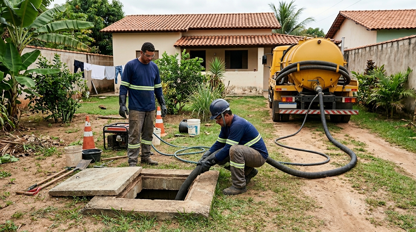 Limpeza de Fossa em João Pessoa‑PB